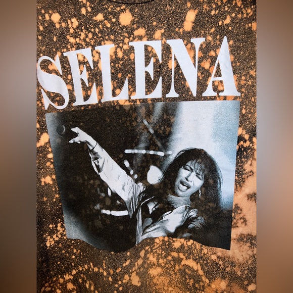 XL Bleached “Selena” Shirt - Picture 3 of 5